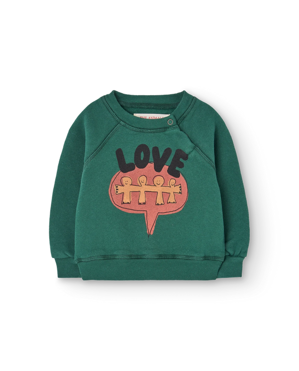 Green Baby Jackal Crewneck
