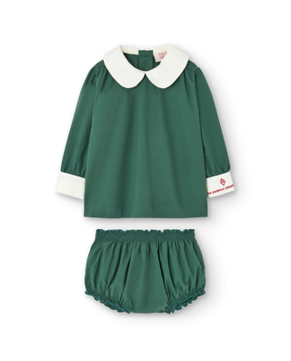 Green Baby Newt Dress Set
