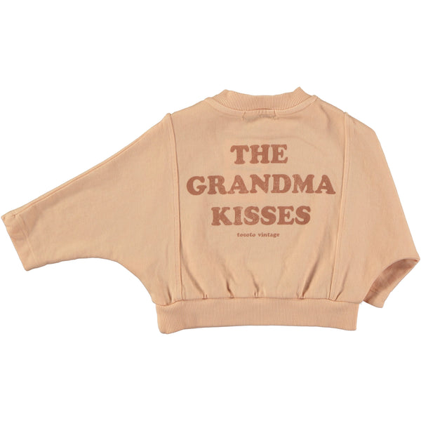 Pink Hearts and Kisses Baby Sweatshirt