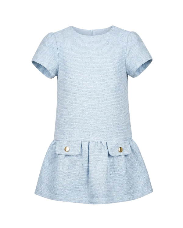 Light Blue Molly Drop Waist Dress