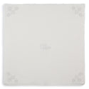 Off White Embroidered Detail Blanket