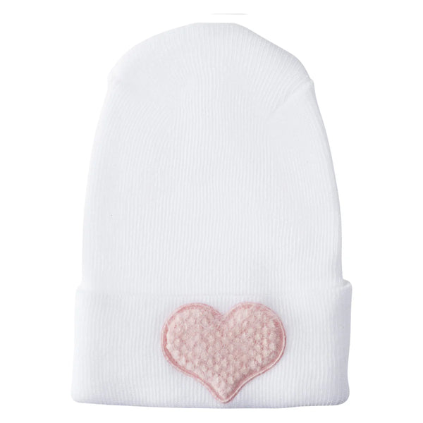 Weave Mini Blush Heart Hospital Hat