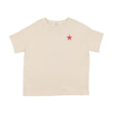 Cream Cotton Star Tee