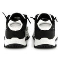 White and Black Logo Mini Me Sneakers