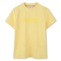 Yellow Tone on Tone Logo Tee