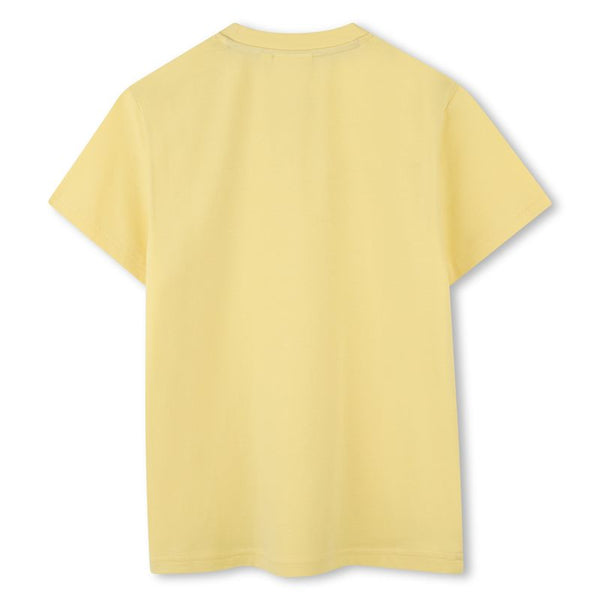 Yellow Tone on Tone Logo Tee