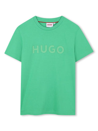 Green Tone on Tone Logo Tee