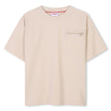 Beige Chest Pocket Tee