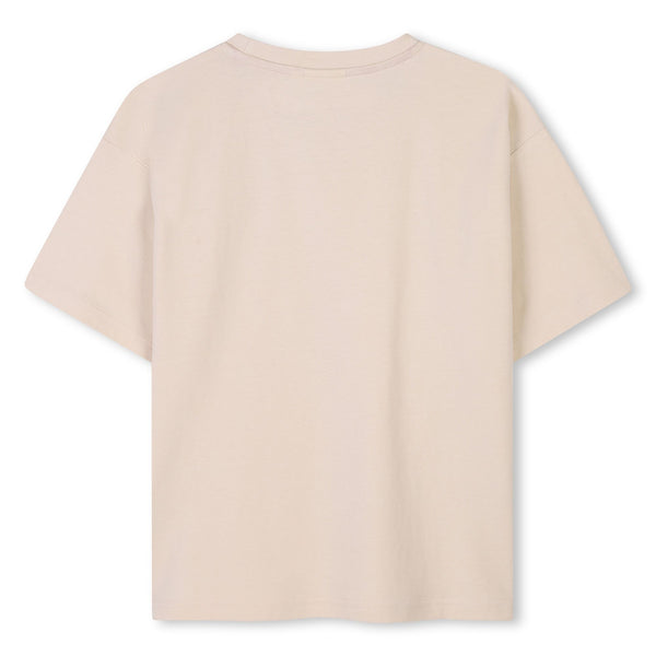 Beige Chest Pocket Tee