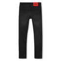 Denim Black Trousers