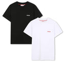 2 Pack Black and White Classic Tees