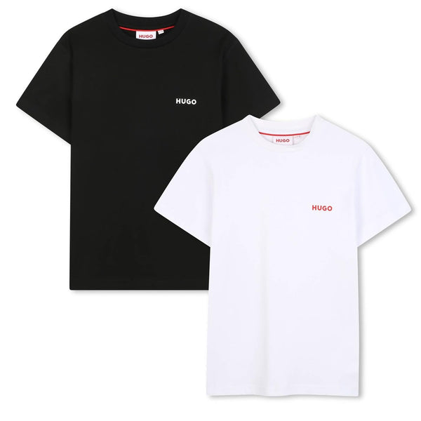 2 Pack Black and White Classic Tees
