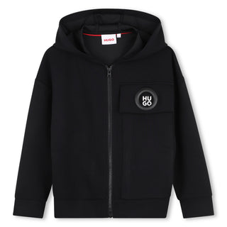 Black Logo Jogging Hoodie