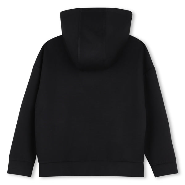 Black Logo Jogging Hoodie