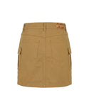 Camel Twill Yara Cargo Skirt