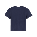 Navy Puff Print Logo Turtle Tee