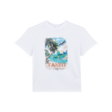 White Mini Me Tahiti Graphic Tee