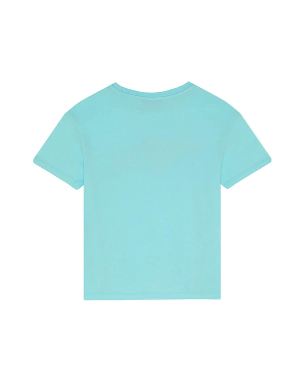 Light Blue Whale Graphic Tee