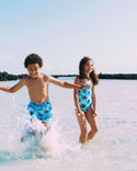 Topaz Blue Jellyfish Swimsuit
