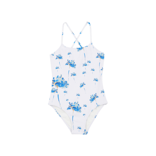 Off White Herbier Shiny One Piece Swimsuit