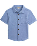 Blue Beach Short Sleeve Shirt