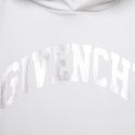 White and Silver Oversize Sweatshirt
