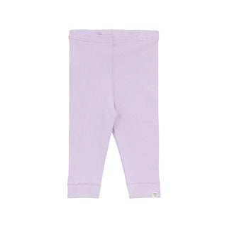 Baby Lilac Ribbed Leggings