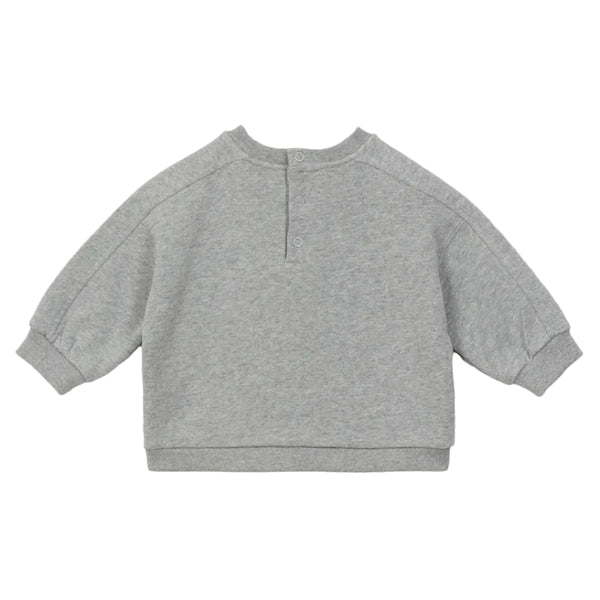 Baby Heather Grey Oui Oui Crewneck