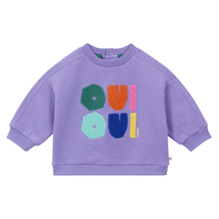 Baby Violet Oui Oui Crewneck