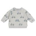 Baby Grey Bicycle Crewneck