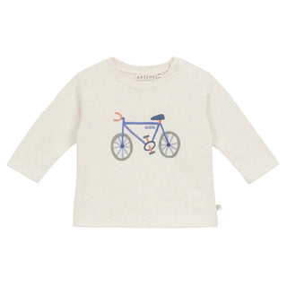 Baby Heather Sand Bike Long Sleeve Tee