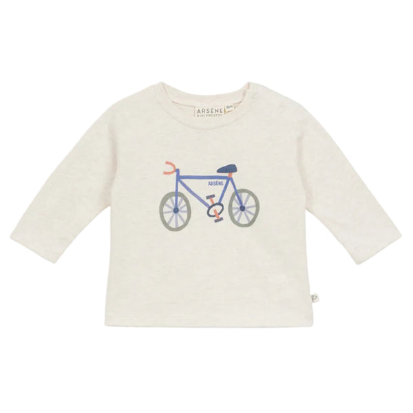 Baby Heather Sand Bike Long Sleeve Tee