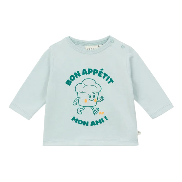 Baby Ice Blue Bon Appetit Long Sleee Tee