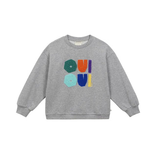 Heather Grey Oui Oui Crewneck