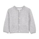 Grey Cableknit Cardigan