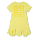 Yellow Mini Me Asymmetric Dress