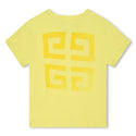 Yellow Mini Me Faded Logo Short Sleeve Tee