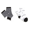 Black and White Baby Socks