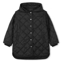 Black Removable Sleeve Puffer Jacket