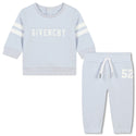 Pale Blue Sweat Top and Pants Set