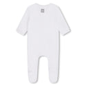 White Unisex Footie + Toy Set