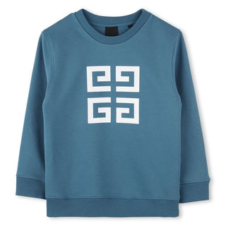 Blue Mini Me Logo Crewneck