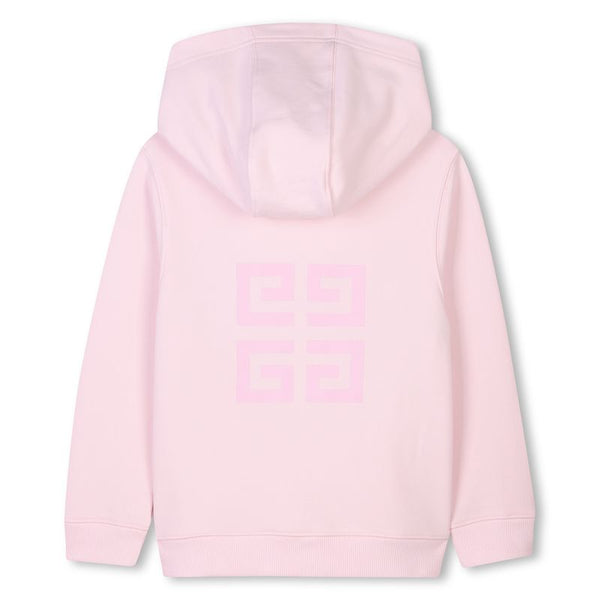 Marshmallow Logo Zip Up Hoodie