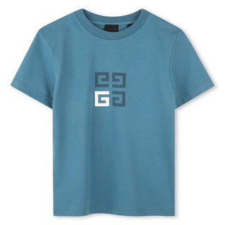 Blue Mini Me Logo Tee