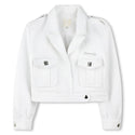 White Mini Me Logo Jacket