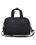 Black Canvas Logo Diaper Bag