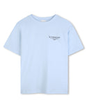 Pale Blue Logo Back Tee