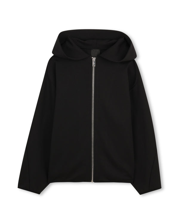 Black with Back Logo Hoodie