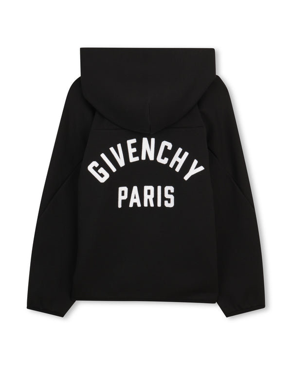 Black with Back Logo Hoodie