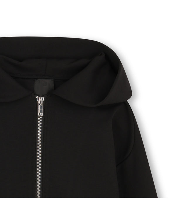 Black with Back Logo Hoodie